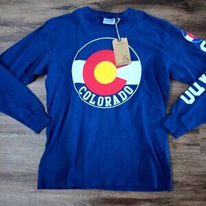 New Comfortex Colorado Long Sleeve Blue Cotton Shirt Size L Large
